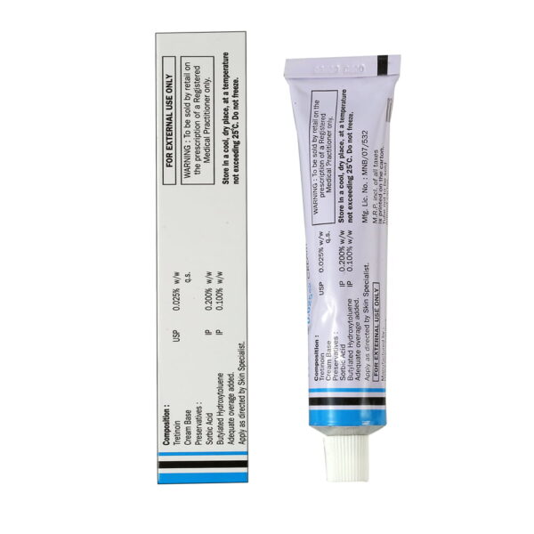 Tretin 0.025 Tretinoin Cream - Image 2