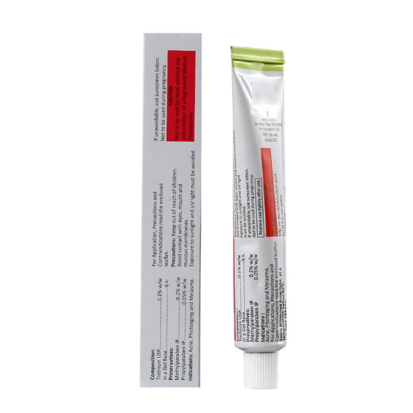 A Ret Tretinoin Gel 0.1 - Image 2